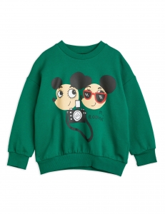 Preview: MINI RODINI Sweatshirt Ritzratz - green